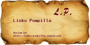 Lisko Pompilla névjegykártya